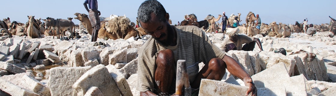 Salt Mining in Danakil, Afar